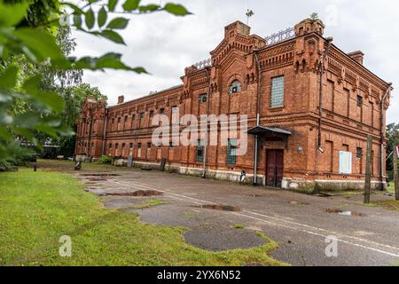 Liepaja, Latvia - June 13, 2024: Karosta Military Prison Museum at the former Russian Imperial and Soviet Naval Base on the Baltic Sea, today a neighb Stock Photo