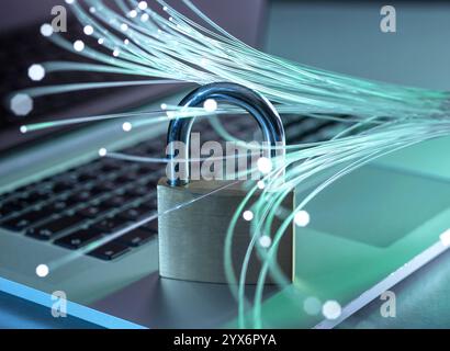 Cyber security, conceptual image. Stock Photo