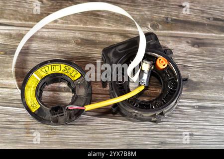 Broken Airbag Spiral Cable Clock Spring For Automobiles That Stores Energy On A Rotating Axis