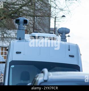 Brentwood uk Essex 14th Dec 2024 Police are using facial recognition van in High street Brentwood Essex it is not been confirmed if they are looking for any particular person or if just a routine check Credit: Richard Lincoln/Alamy Live News Stock Photo