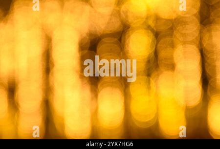 blurry light of decoration light on river background and texture Stock Photo
