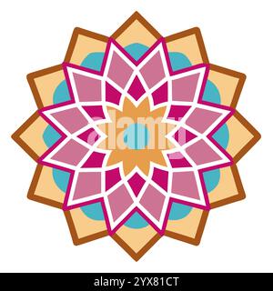 Islamic Pattern - High-Quality Geometric, Ornamental, and Seamless Designs for Art, Architecture, and Interior Decor Stock Vector