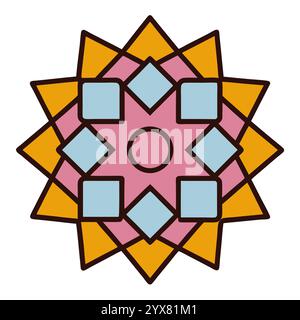 Islamic Pattern - High-Quality Geometric, Ornamental, and Seamless Designs for Art, Architecture, and Interior Decor Stock Vector
