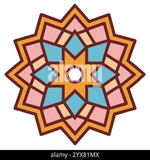 Islamic Pattern - High-Quality Geometric, Ornamental, and Seamless Designs for Art, Architecture, and Interior Decor Stock Vector