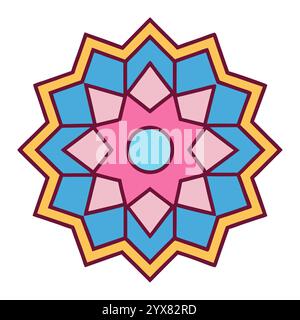 Islamic Pattern - High-Quality Geometric, Ornamental, and Seamless Designs for Art, Architecture, and Interior Decor Stock Vector