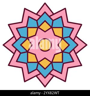 Islamic Pattern - High-Quality Geometric, Ornamental, and Seamless Designs for Art, Architecture, and Interior Decor Stock Vector