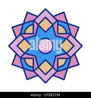 Islamic Pattern - High-Quality Geometric, Ornamental, and Seamless Designs for Art, Architecture, and Interior Decor Stock Vector