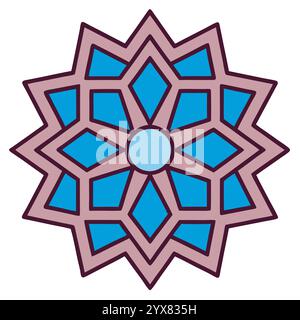 Islamic Pattern - High-Quality Geometric, Ornamental, and Seamless Designs for Art, Architecture, and Interior Decor Stock Vector