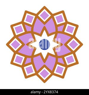 Islamic Pattern - High-Quality Geometric, Ornamental, and Seamless Designs for Art, Architecture, and Interior Decor Stock Vector
