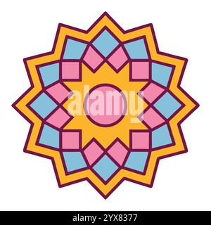 Islamic Pattern - High-Quality Geometric, Ornamental, and Seamless Designs for Art, Architecture, and Interior Decor Stock Vector