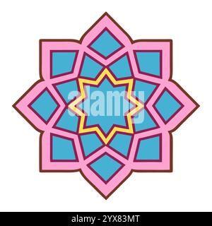 Islamic Pattern - High-Quality Geometric, Ornamental, and Seamless Designs for Art, Architecture, and Interior Decor Stock Vector