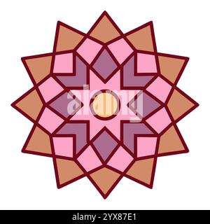 Islamic Pattern - High-Quality Geometric, Ornamental, and Seamless Designs for Art, Architecture, and Interior Decor Stock Vector