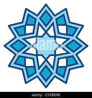 Islamic Pattern - High-Quality Geometric, Ornamental, and Seamless Designs for Art, Architecture, and Interior Decor Stock Vector