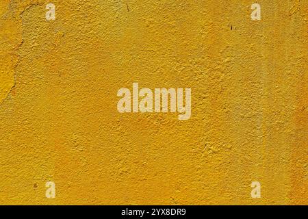 Yellow textured wall background, Rio de Janeiro, Brazil Stock Photo