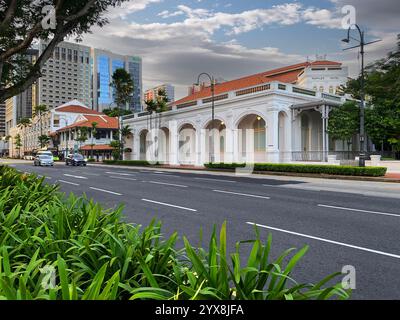 Raffles Hotel Singapore Stock Photo