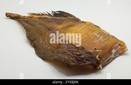 fresh fish on a white background, Dried bream fillet. Stock Photo
