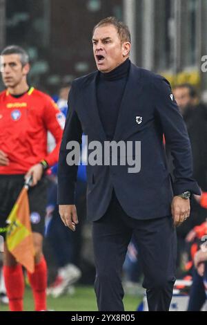 Leonardo Semplici Head Coach Of Uc Sampdoria During The Coppa Italia Frecciarossa Round Of