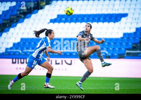 A Coruña, Spain. 14 December, 2024. Liga Femenina Primera Division. Deportivo Abanca vs Real Madrid. Alba Redondo. Ismael Mijan/Alamy Live News Stock Photo