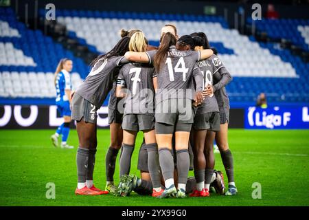 A Coruña, Spain. 14 December, 2024. Liga Femenina Primera Division. Deportivo Abanca vs Real Madrid. Ismael Mijan/Alamy Live News Stock Photo