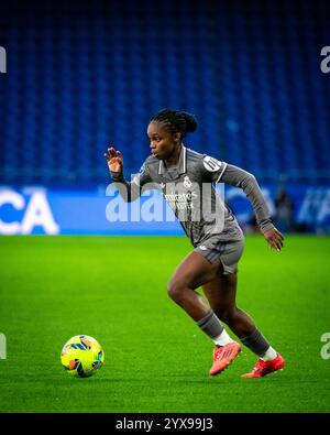 A Coruña, Spain. 14 December, 2024. Liga Femenina Primera Division. Deportivo Abanca vs Real Madrid. Linda Caicedo. Ismael Mijan/Alamy Live News Stock Photo