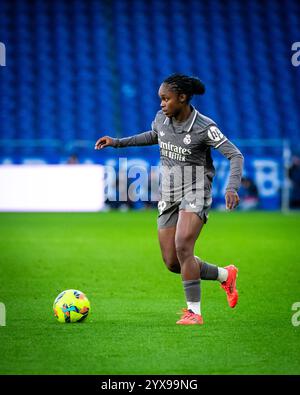 A Coruña, Spain. 14 December, 2024. Liga Femenina Primera Division. Deportivo Abanca vs Real Madrid. Linda Caicedo. Ismael Mijan/Alamy Live News Stock Photo