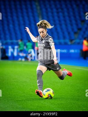 A Coruña, Spain. 14 December, 2024. Liga Femenina Primera Division. Deportivo Abanca vs Real Madrid. Olga Carmona. Ismael Mijan/Alamy Live News Stock Photo