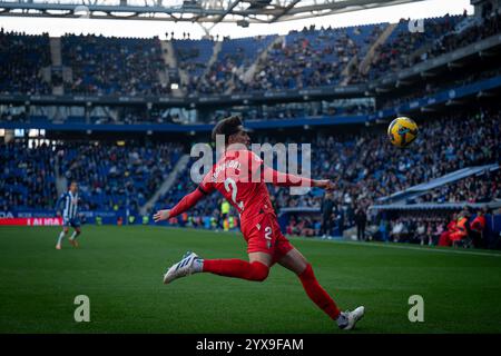 Barcelona, Spain. 14th Dec, 2024. Nacho Vidal (CA Osasuna) seen in action during a La Liga EA Sports match between RCD Espanyol and CA Osasuna at Stage Front Stadium. Final Score: RCD Espanyol 0:0 CA Osasuna (Photo by Felipe Mondino/SOPA Images/Sipa USA) Credit: Sipa USA/Alamy Live News Stock Photo