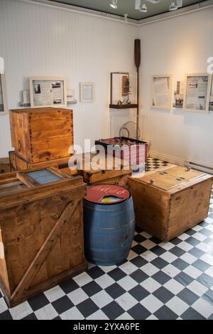 Equipment inside lighthouse at Fort Rodd Hill & Fisgard Lighthouse ...