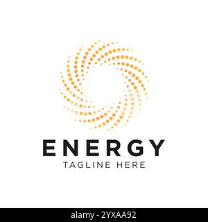 Energy design element idea with modern style concept Stock Vector