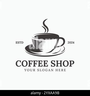 Coffee Shop Logo Vector Illustration Stock Vector