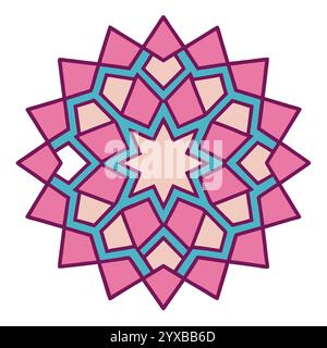 Islamic Pattern - High-Quality Geometric, Ornamental, and Seamless Designs for Art, Architecture, and Interior Decor, Islamic Book Cover. Stock Vector