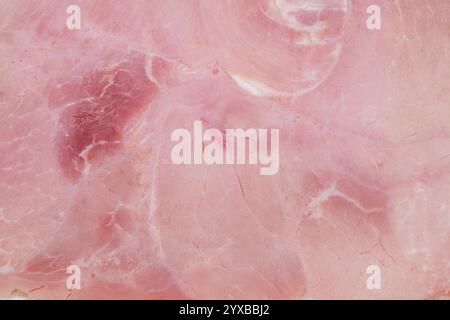 Close-Up of Ham Texture Background - High-Quality Food Stock Image Stock Photo