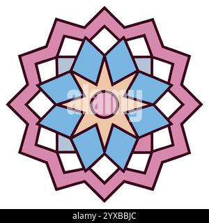 Islamic Pattern - High-Quality Geometric, Ornamental, and Seamless Designs for Art, Architecture, and Interior Decor, Islamic Book Cover. Stock Vector