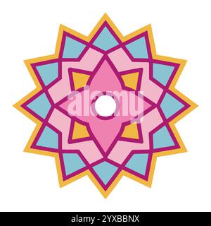 Islamic Pattern - High-Quality Geometric, Ornamental, and Seamless Designs for Art, Architecture, and Interior Decor, Islamic Book Cover. Stock Vector