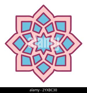 Islamic Pattern - High-Quality Geometric, Ornamental, and Seamless Designs for Art, Architecture, and Interior Decor, Islamic Book Cover. Stock Vector