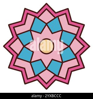 Islamic Pattern - High-Quality Geometric, Ornamental, and Seamless Designs for Art, Architecture, and Interior Decor, Islamic Book Cover. Stock Vector