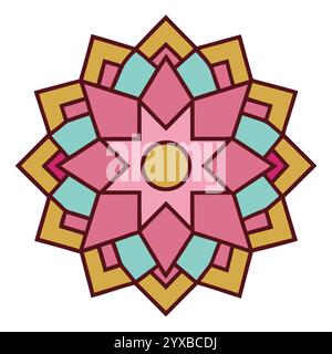 Islamic Pattern - High-Quality Geometric, Ornamental, and Seamless Designs for Art, Architecture, and Interior Decor, Islamic Book Cover. Stock Vector