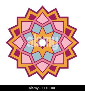 Islamic Pattern - High-Quality Geometric, Ornamental, and Seamless Designs for Art, Architecture, and Interior Decor, Islamic Book Cover. Stock Vector