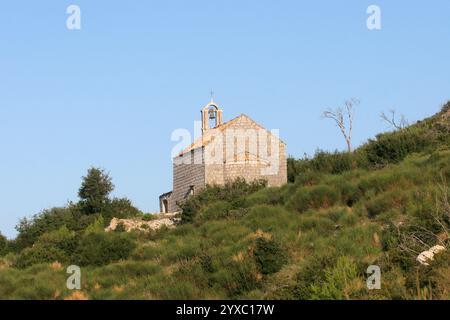 Chapel of St. Lawrence of Rome in Zukovac, Croatia Stock Photo