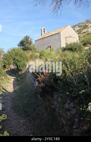 Chapel of St. Lawrence of Rome in Zukovac, Croatia Stock Photo