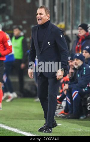 Leonardo Semplici Head Coach Of Uc Sampdoria During The Italian Cup