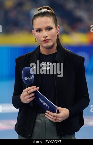 Lea Rostek (DYN Moderatorin), Rhein Neckar Loewen vs SC Magdeburg ...