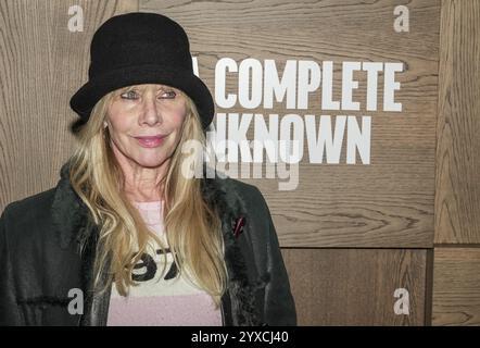 NEW YORK, NEW YORK - DECEMBER 13, 2024: Rosanna Arquette attends the premiere of Searchlight Pictures 'A Complete Unknown' at SVA Theater Stock Photo