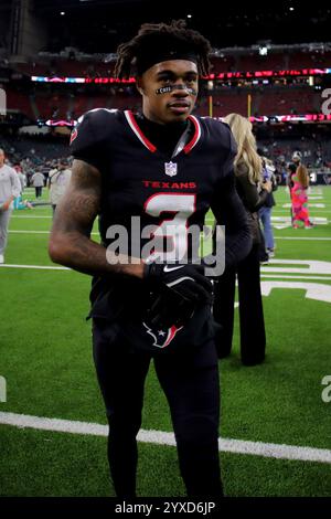 Houston, Texas, USA. 15th Dec, 2024. Houston Texans wide receiver Tank Dell (3) leaves the field following Houston's 20-12 win over the Miami Dolphins at NRG Stadium in Houston, TX on December 15, 2024. Credit: ZUMA Press, Inc./Alamy Live News Stock Photo