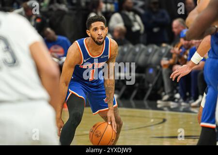 New York Knicks' Cameron Payne (1) During The Second Half Of An Nba 