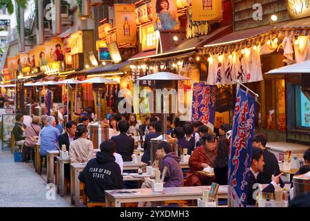 Restaurant in Miyashita Park in Shibuya, Tokyo, Japan Stock Photo