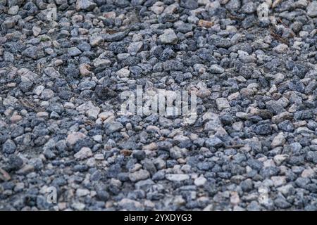 stones on a gravel road in Rio de Janeiro, Brazil. Stock Photo