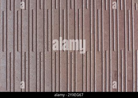 close-up of shoe sole background texture, abstract pattern of brown rubber surface with lines or linear design, bottom of footwear for traction Stock Photo