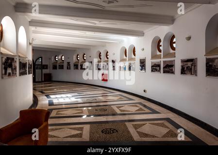 Rhodes, Greece July 7, 2024: Interior corridor of Kallithea Springs or Kalithea Therms. Rhodes, Greece Stock Photo