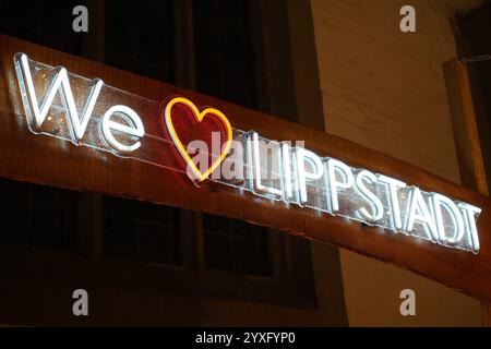 We Love Lippstadt Germany NRW City Sign Stock Photo